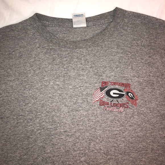 VINTAGE Mens Delta Georgia Bulldogs LS Shirt Large - Picture 2 of 10